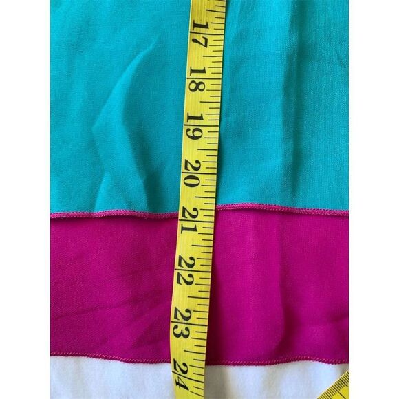 Shasa Women's Sleeveless Colorblock Top Size S Multicolor - Picture 10 of 13
